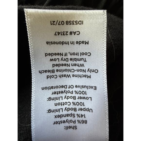 Talbots Fleece Lined Pants Black Softshell Athletic Warm Size 16WP EUC - Picture 11 of 11